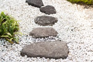 多摩市で砂利敷き